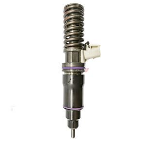 EX631018 DELPHI REMANUFACTURED DETROIT DIESEL EUI INJECTOR E3.25. INTERCHANGES WITH OEM PART NUMBERS: 19514481D, BEBE4E00001, 19700189D, BEBE4E00101, 609910X, EFE4E00001. FE4E0000, RFE4E00001, FE400001, RFE4E00001R, LDFC0563, RFE4E00001S - Test Calibration